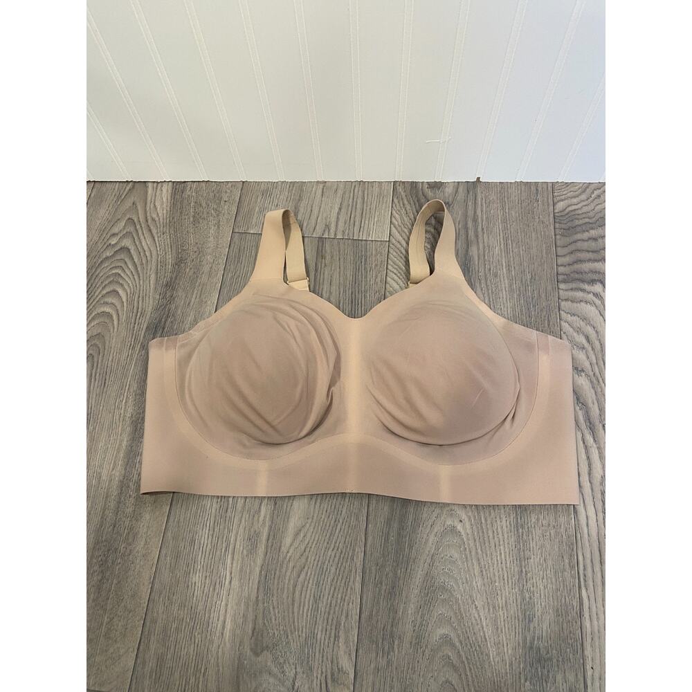 Evelyn & Bobbie Evelyn Seamless Wirefree Bra Size 2XL Beige, Tan, Adjustable